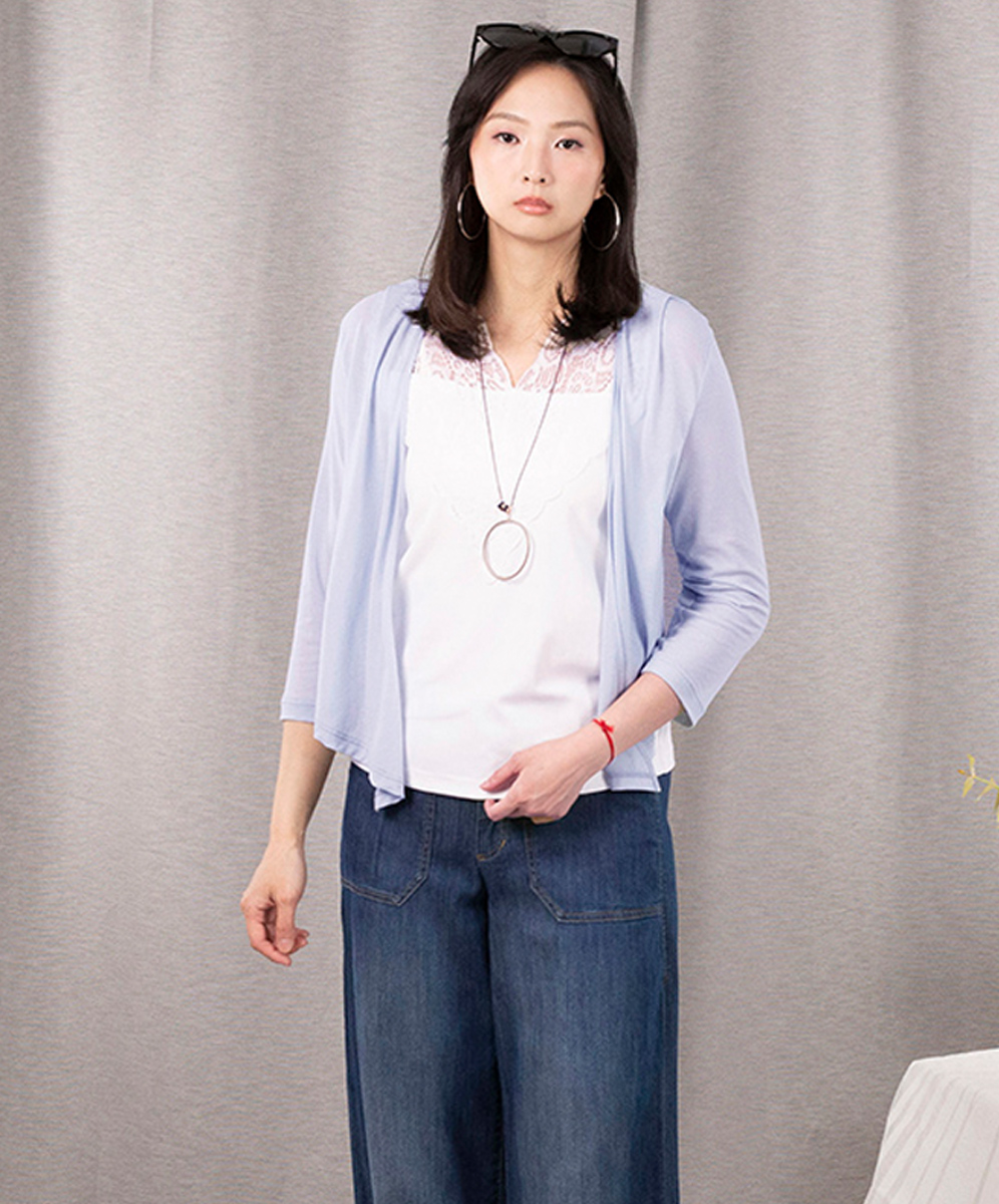 C`EST MOIJEU  氣質簡約細節設計罩衫